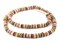 The Bead Chest Multicolor West African Flower Krobo Beads 11mm Ghana Unusual Glass Large Hole 29 Inch Strand Handmade